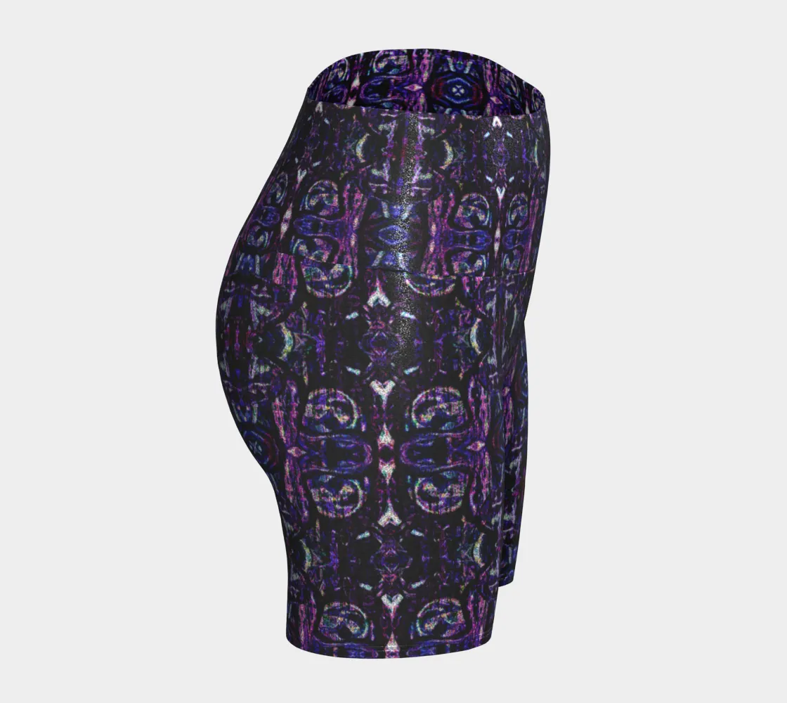 Glitter Yoga Shorts (Muliebris/Virilis)(Pure Candy GNHV8.2.1 Purple Logo@Alchemic) RJSTHs2024 RJS