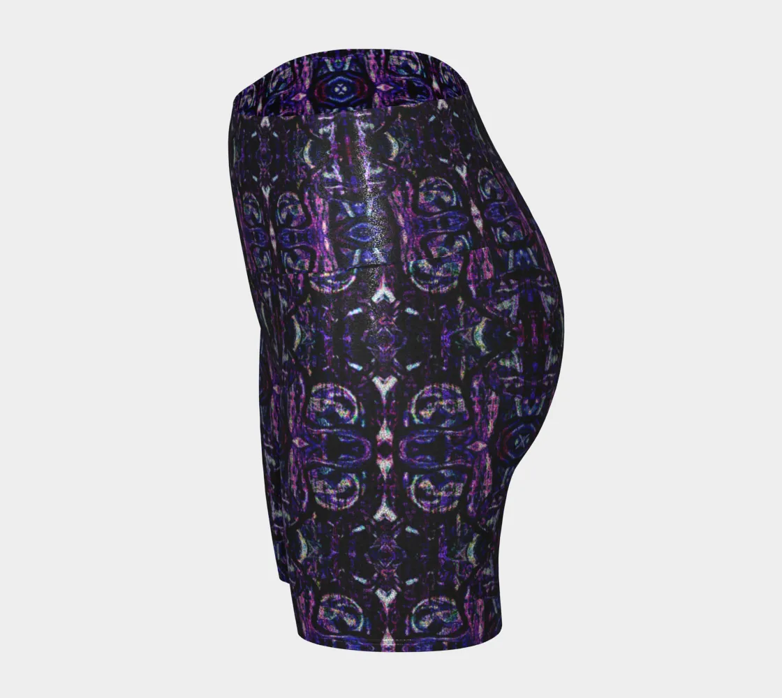 Glitter Yoga Shorts (Muliebris/Virilis)(Pure Candy GNHV8.2.1 Purple Logo@Alchemic) RJSTHs2024 RJS
