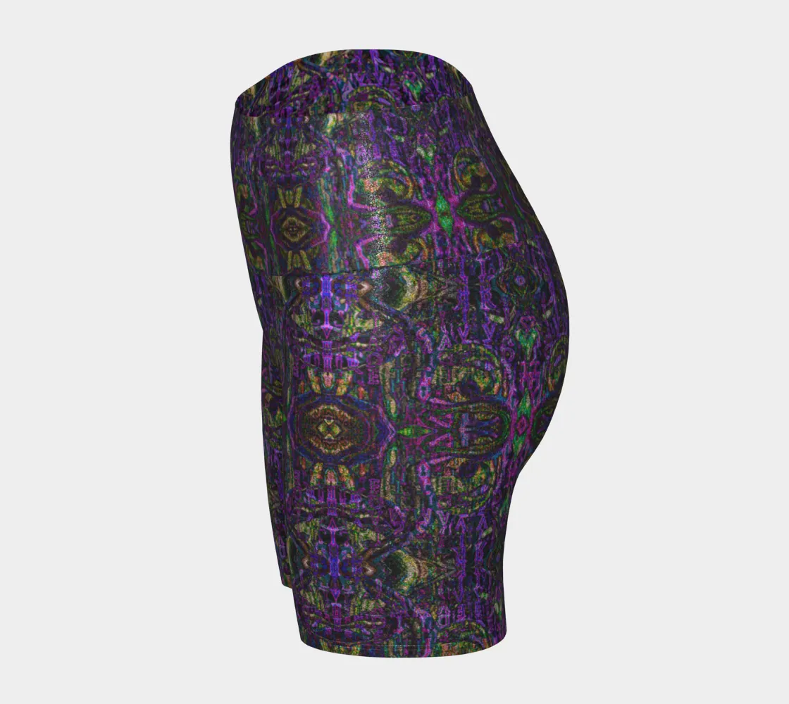 Glitter Yoga Shorts (Muliebris/Virilis)(Pure Candy GNHV8.2.1 Purple Logo@Alchemic) RJSTHs2024 RJS