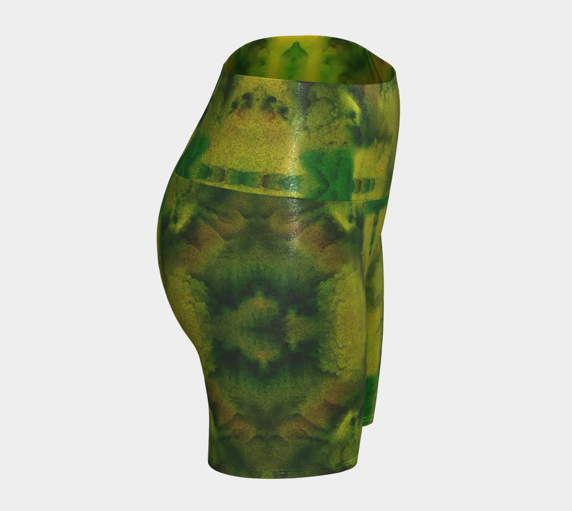 Glitter Yoga Shorts (Muliebris/Virilis)(Purely Jade Light) RJSTHs2024 RJS