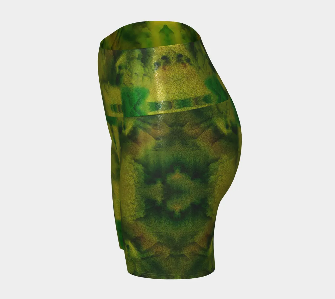 Glitter Yoga Shorts (Muliebris/Virilis)(Purely Jade Light) RJSTHs2024 RJS