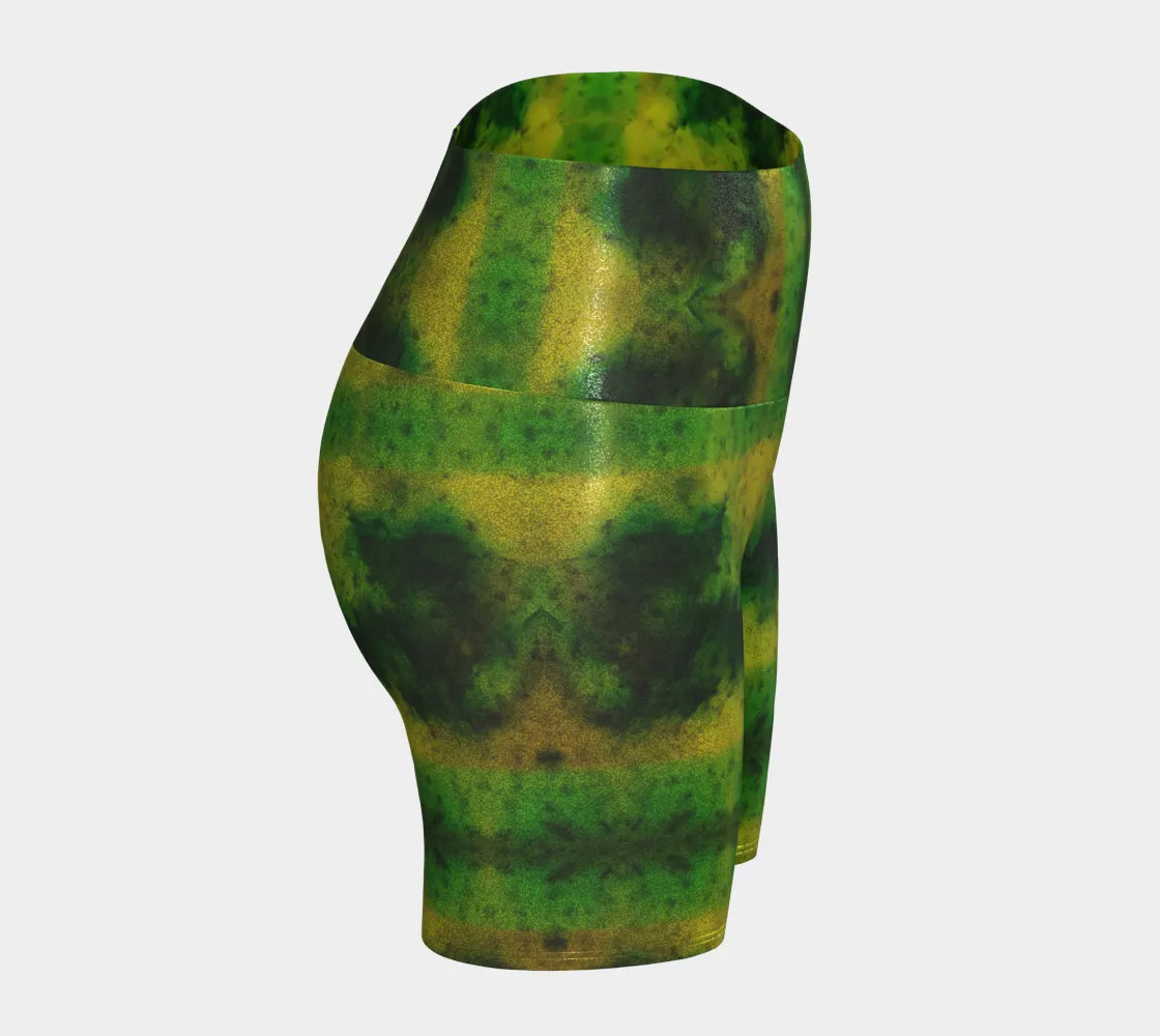 Glitter Yoga Shorts (Muliebris/Virilis)(Purely Jade Light) RJSTHs2024 RJS