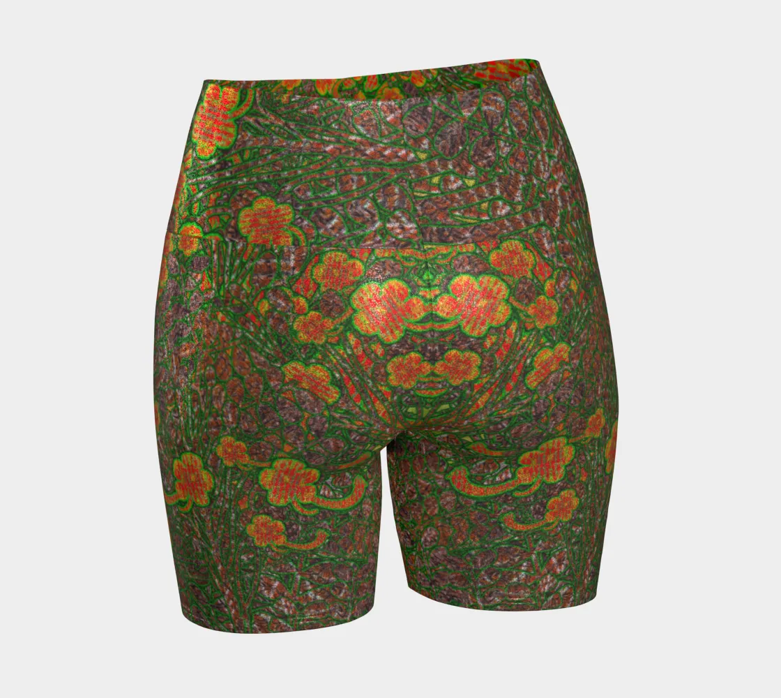 Glitter Yoga Shorts (Muliebris/Virilis)(Second WindSong Flower)  RJSTH@Fabric#2 RJSTHs2024 RJS