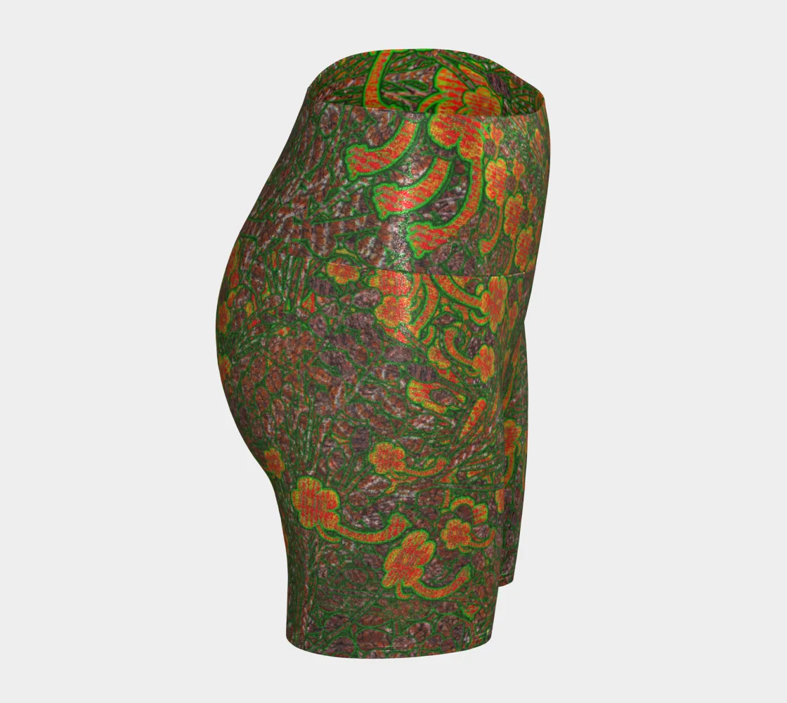 Glitter Yoga Shorts (Muliebris/Virilis)(Second WindSong Flower)  RJSTH@Fabric#2 RJSTHs2024 RJS