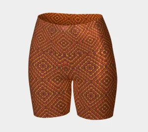 Glitter Yoga Shorts (Muliebris/Virilis)(Sugar Stick Twirl (Elder Gift) Orange Logo@Alchemic) RJSTHW2024 RJS
