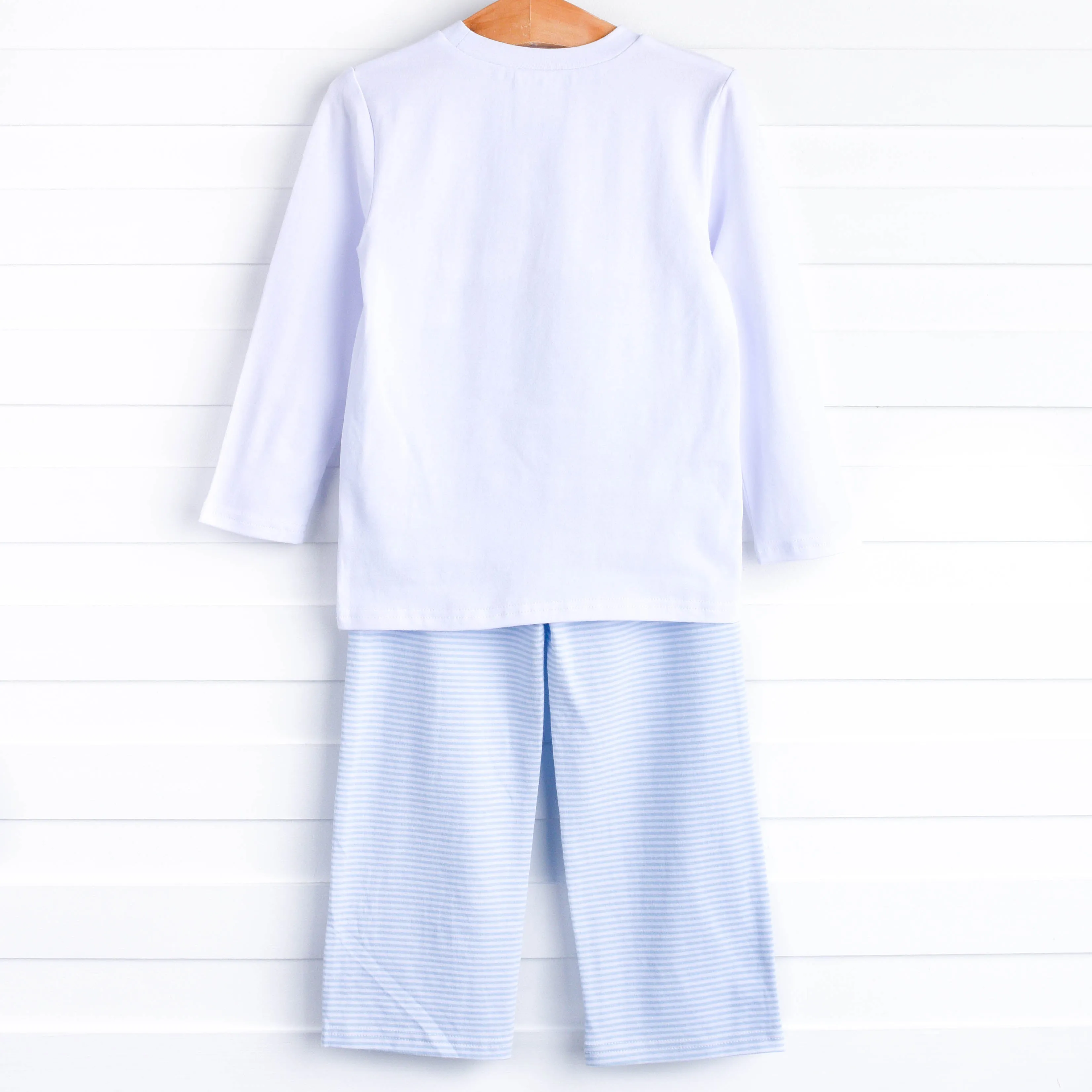 Gobble Gang Applique Pant Set, Blue