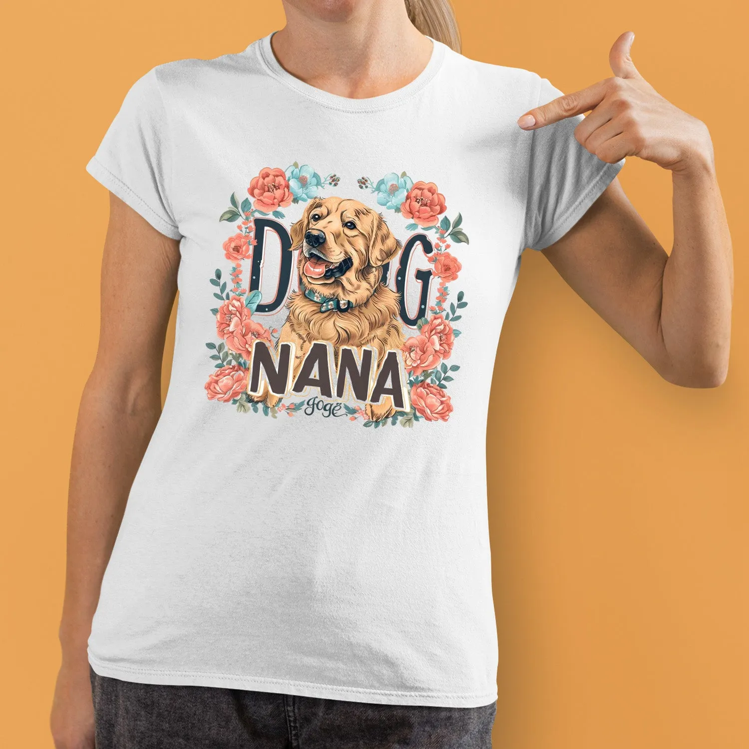 Golden Retriever Dog T-shirt, Pet Lover Shirt, Dog Lover Shirt, Dog Nana T-Shirt, Dog Owner Shirt, Gift For Dog Grandma, Funny Dog Shirts, Women Dog T-Shirt, Mother's Day Gift, Dog Lover Wife Gifts, Dog Shirt