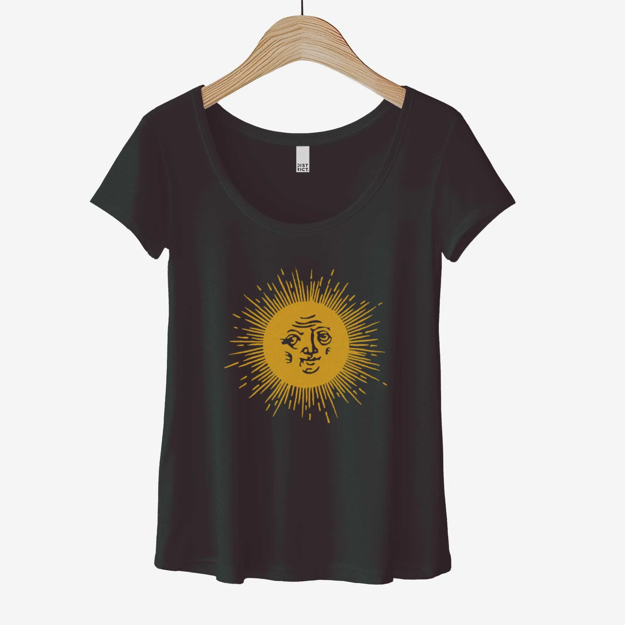 Golden Sun - Women’s Flex Scoop Neck Tee