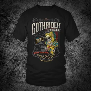 GothRider Jaguar Coffee Unisex T-Shirt