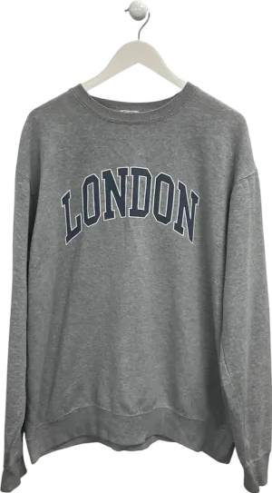 Grey London Oversized Sweater One Size