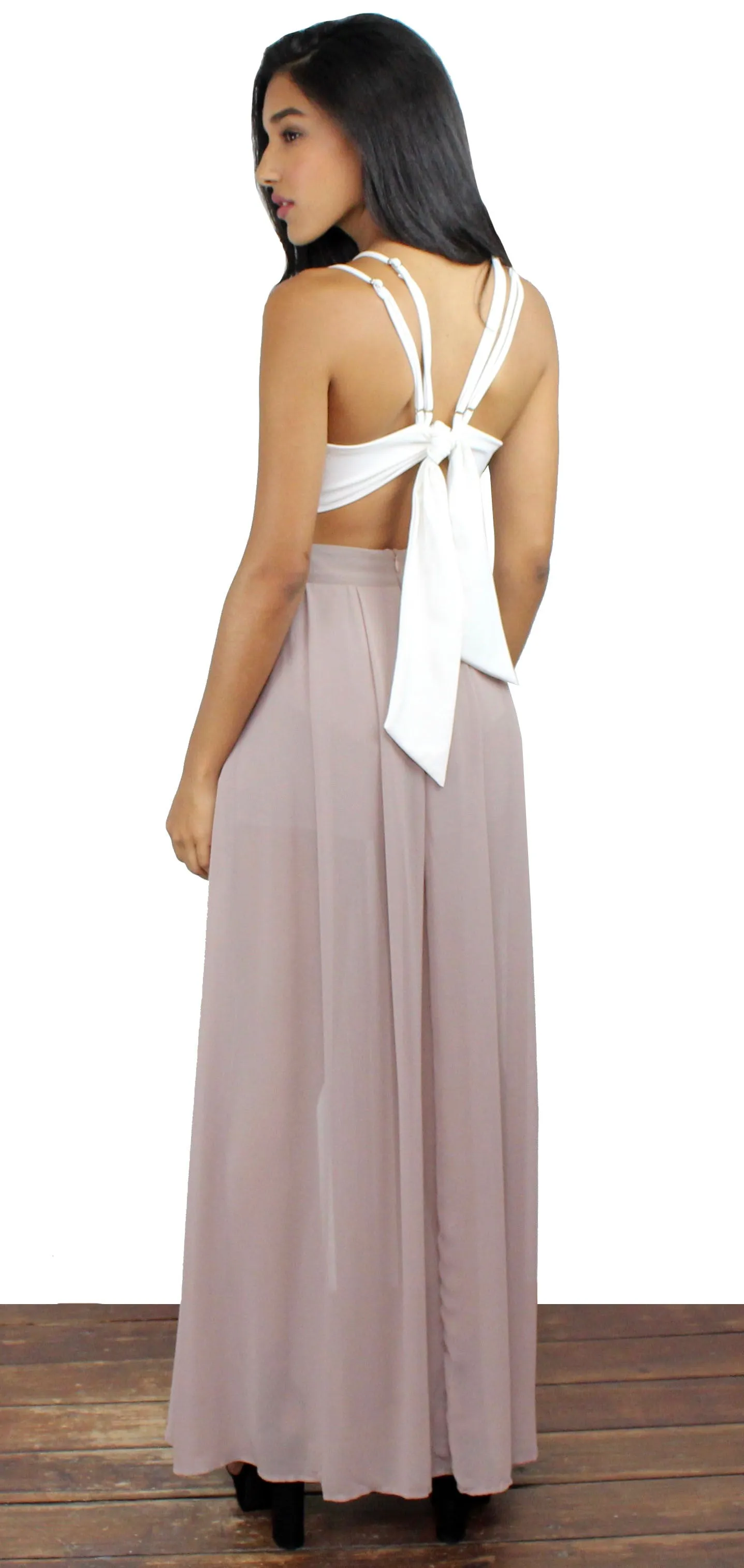 Guide Me Home Gray Maxi Shorts