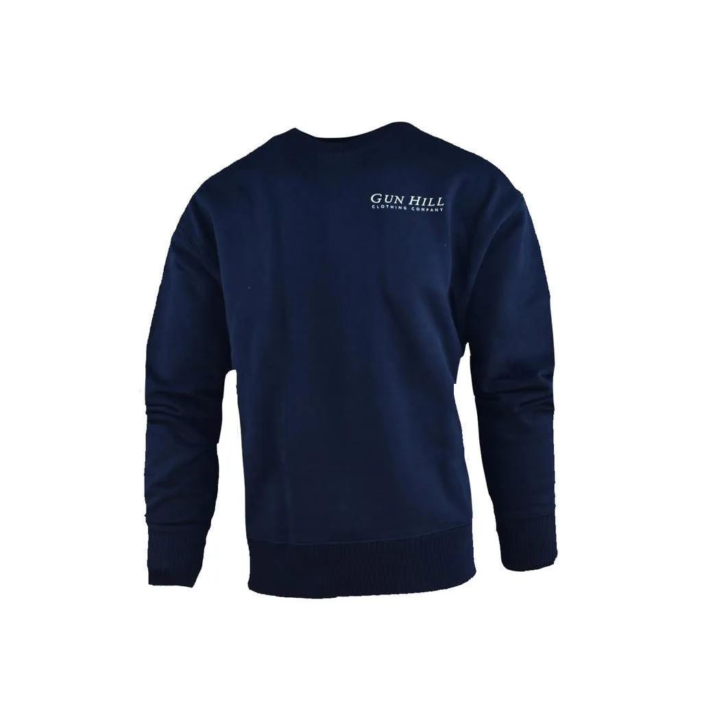 Gun Hill Mens Trowland Heavy Sweater Navy
