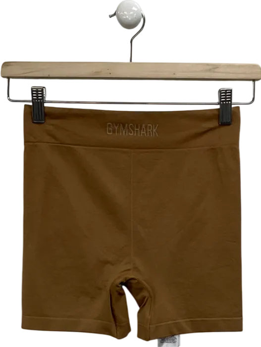 gymshark Beige Seamless Shorts UK S