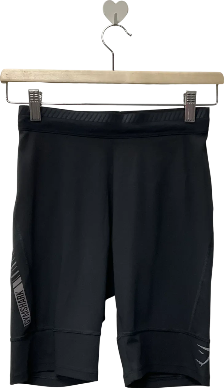 gymshark Black Seamless 1/2 Shorts UK S