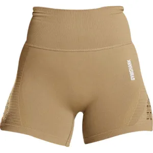 Gymshark Energy Seamless Womens Short Training Tights - Brown