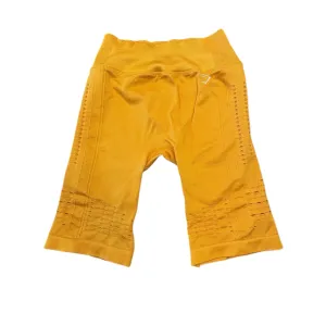 Gymshark Glow Seamless Yellow Shorts Women's Size XS