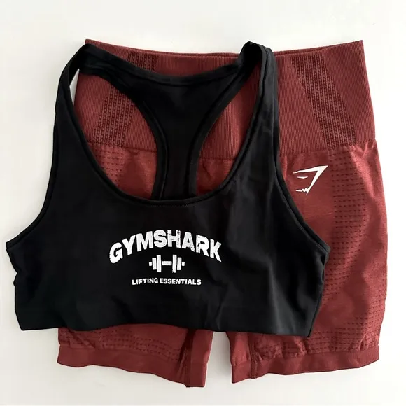 Gymshark S/M Vital Seamless 2.0 Shorts &amp; Team GS Bralette