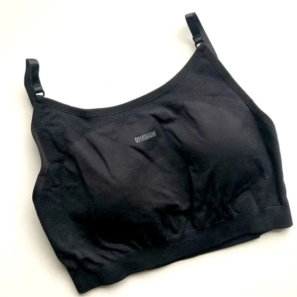 Gymshark S/S Flex Seamless Cycling Shorts &amp; Flex Seamless Strappy Sports Bra Set