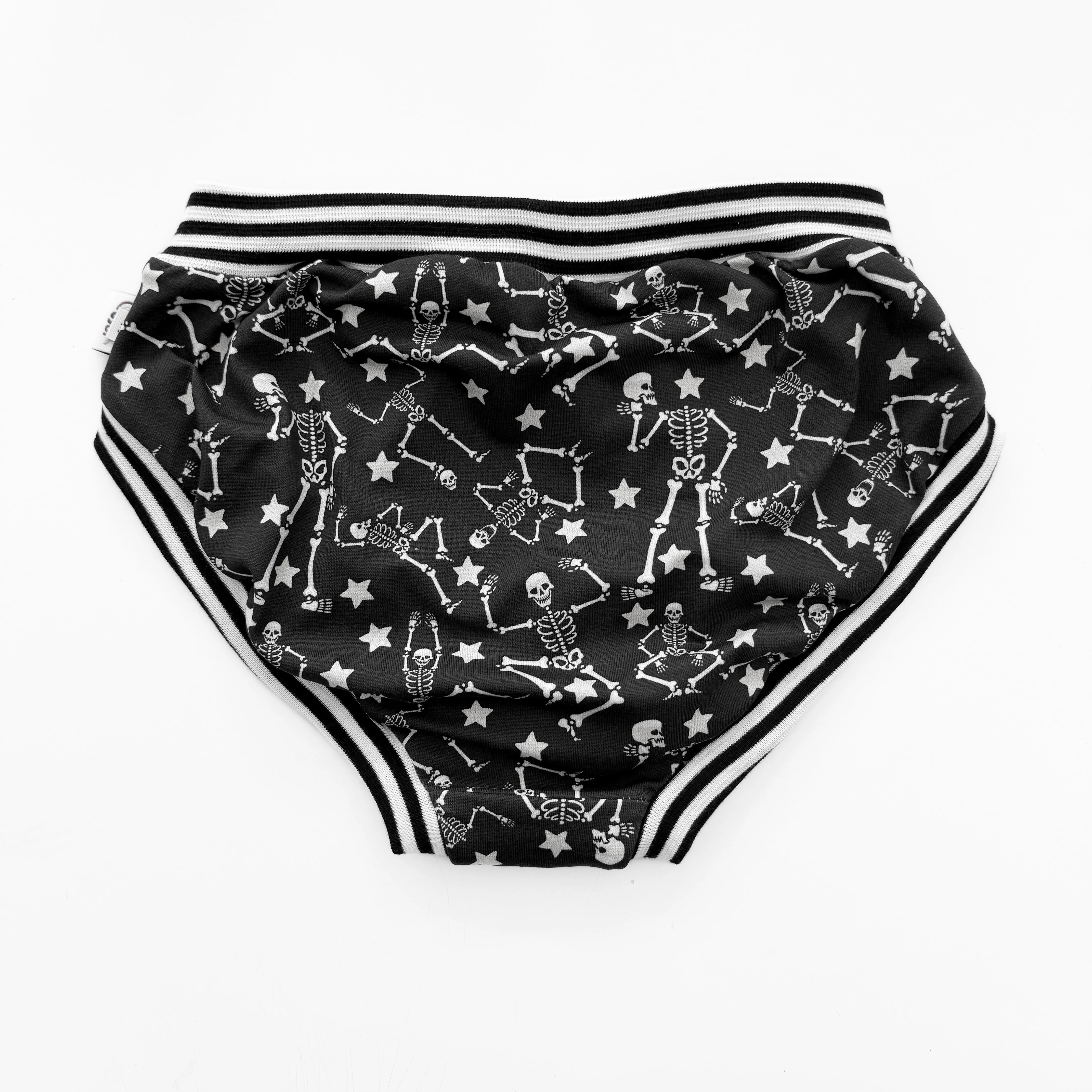 Halloween Skeleton Adult Pants | Women's Knickers | Organic Cotton Underwear