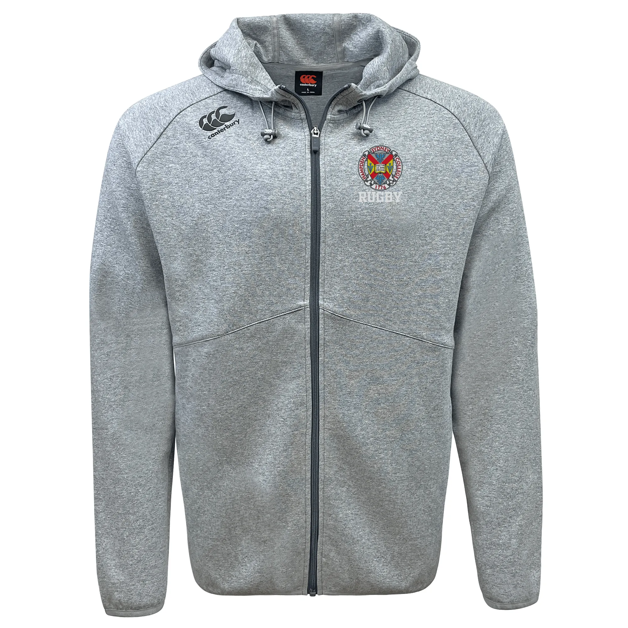 Hampden Sydney College Tempo Vapodri Full-Zip Hoodie by Canterbury