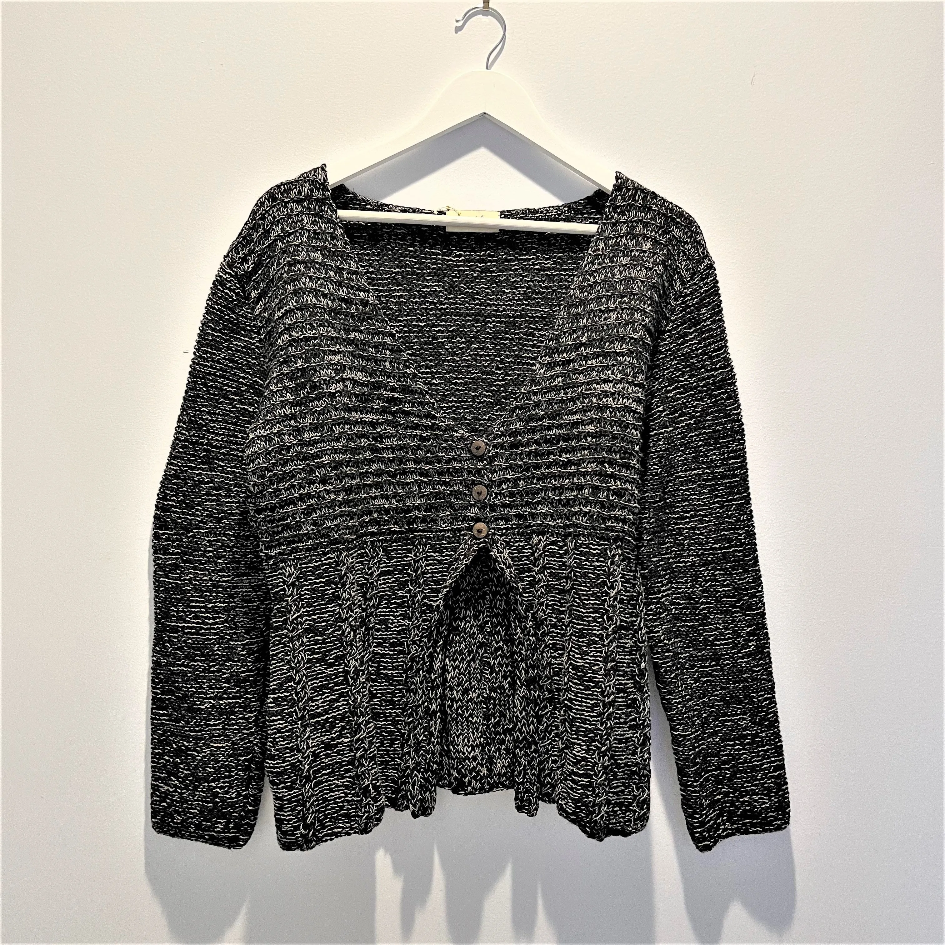 Handmade AuroKnits Three-Button Sweater - Patty