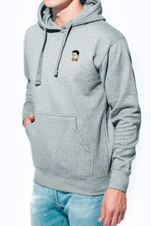 HANDSOMEBOY® MASON VARSITY HOODY - GREY
