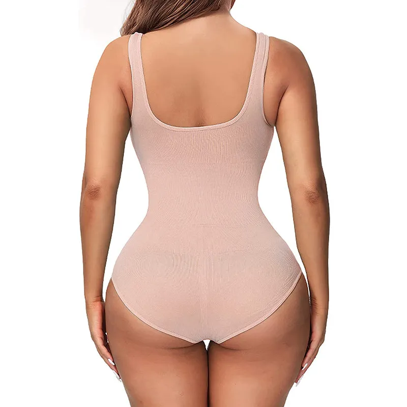 HANERDUN Women Slimming Tummy Control Shapewear Bodysuit Seamless Waist Trainer Vest Full Body Shaper