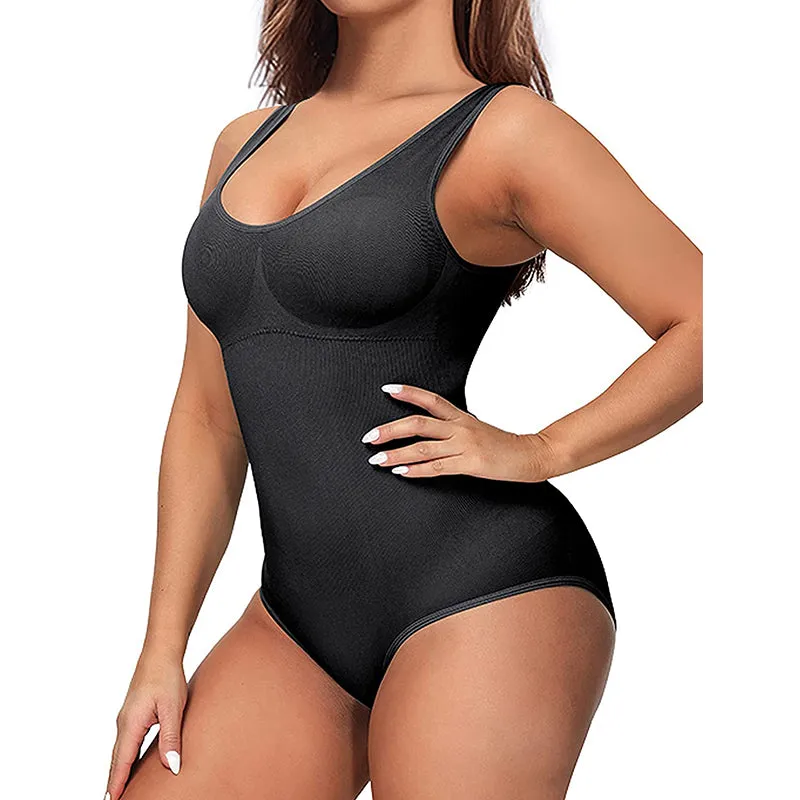 HANERDUN Women Slimming Tummy Control Shapewear Bodysuit Seamless Waist Trainer Vest Full Body Shaper