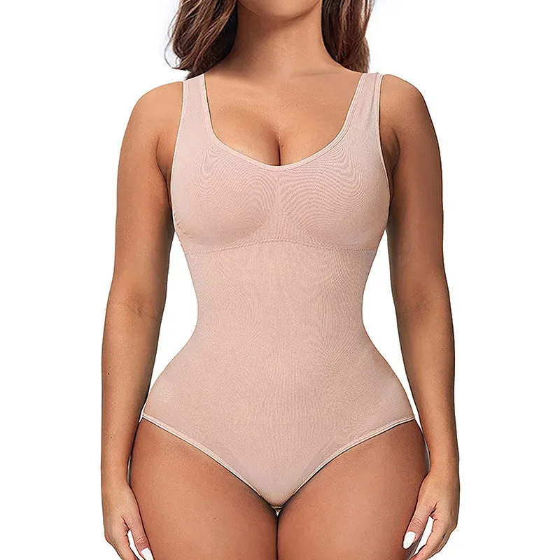 HANERDUN Women Slimming Tummy Control Shapewear Bodysuit Seamless Waist Trainer Vest Full Body Shaper