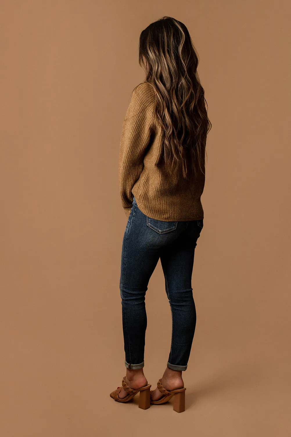 Happily Ever After Knit Sweater (Brown) | FINAL SALE