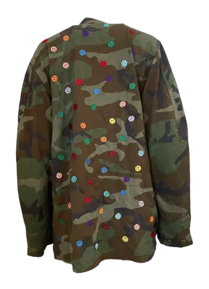 Happy Pills Vintage Camo Jacket