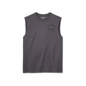 Harley-Davidson® Men's Willie G Skull Muscle Tee - Blackened Pearl