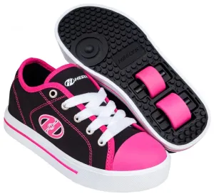 Heelys X2 Classic X2  - Black / White / Hot Pink
