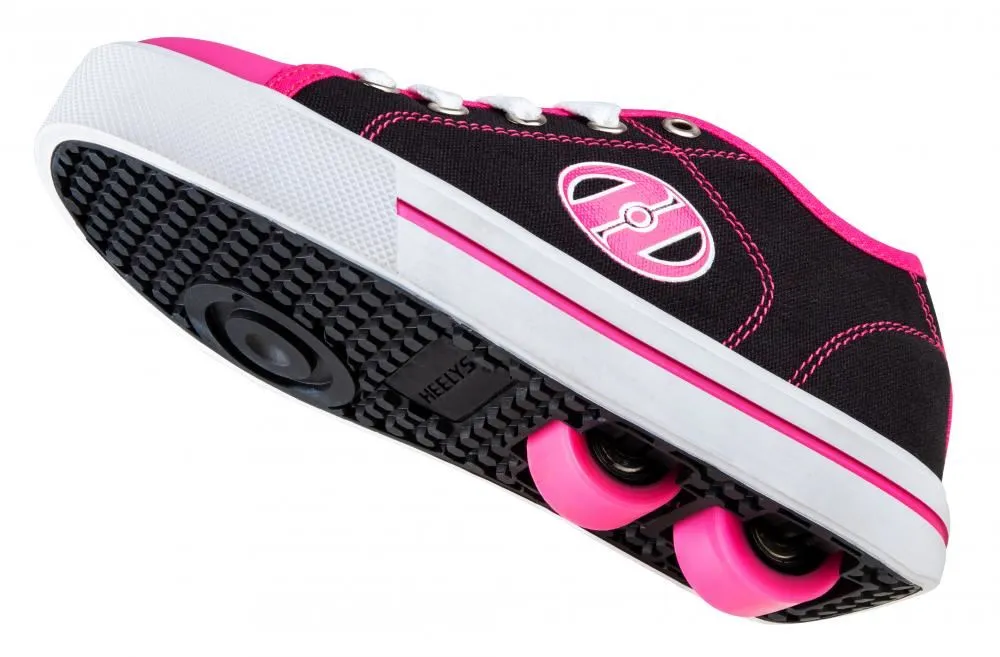 Heelys X2 Classic X2  - Black / White / Hot Pink