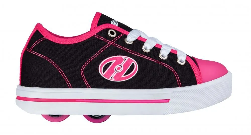 Heelys X2 Classic X2  - Black / White / Hot Pink