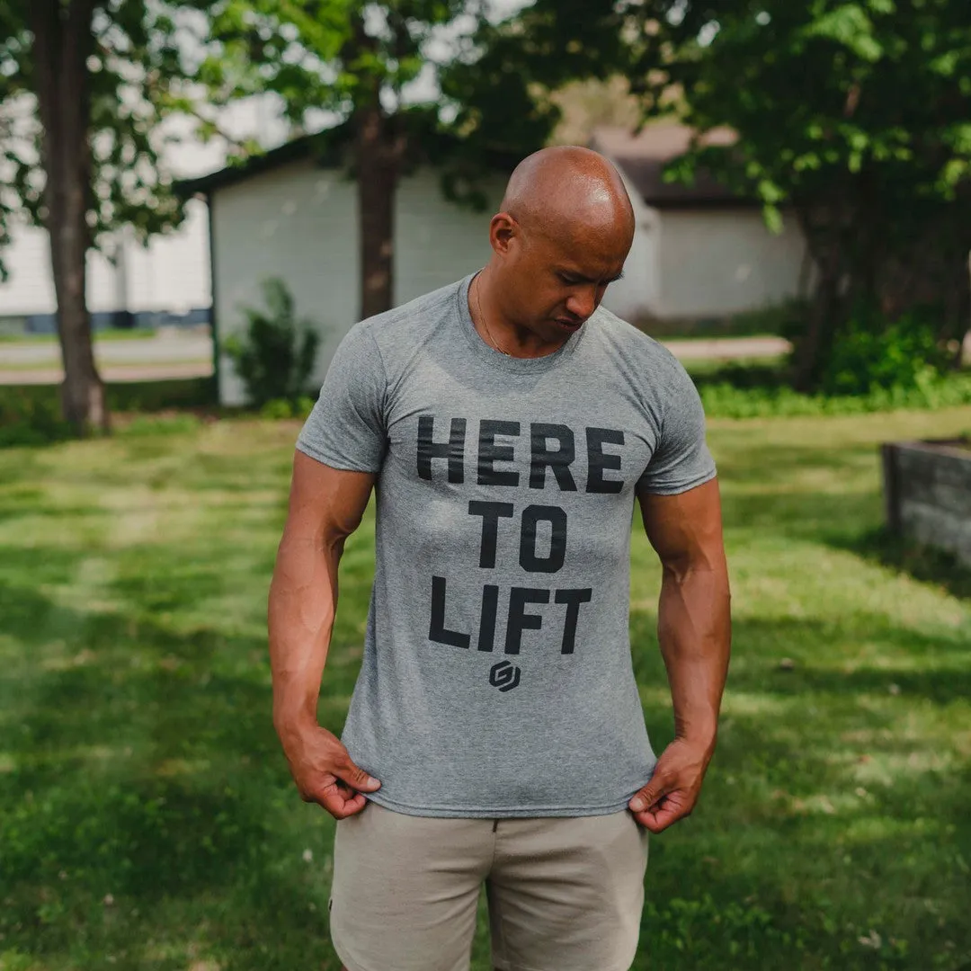 Here to Lift - Heather Graphite (Men's)