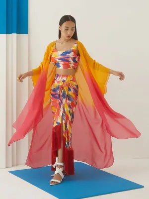 Hibiscus Organza Cape