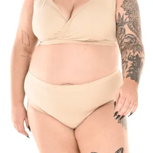 High Rise Briefs - Nude Three