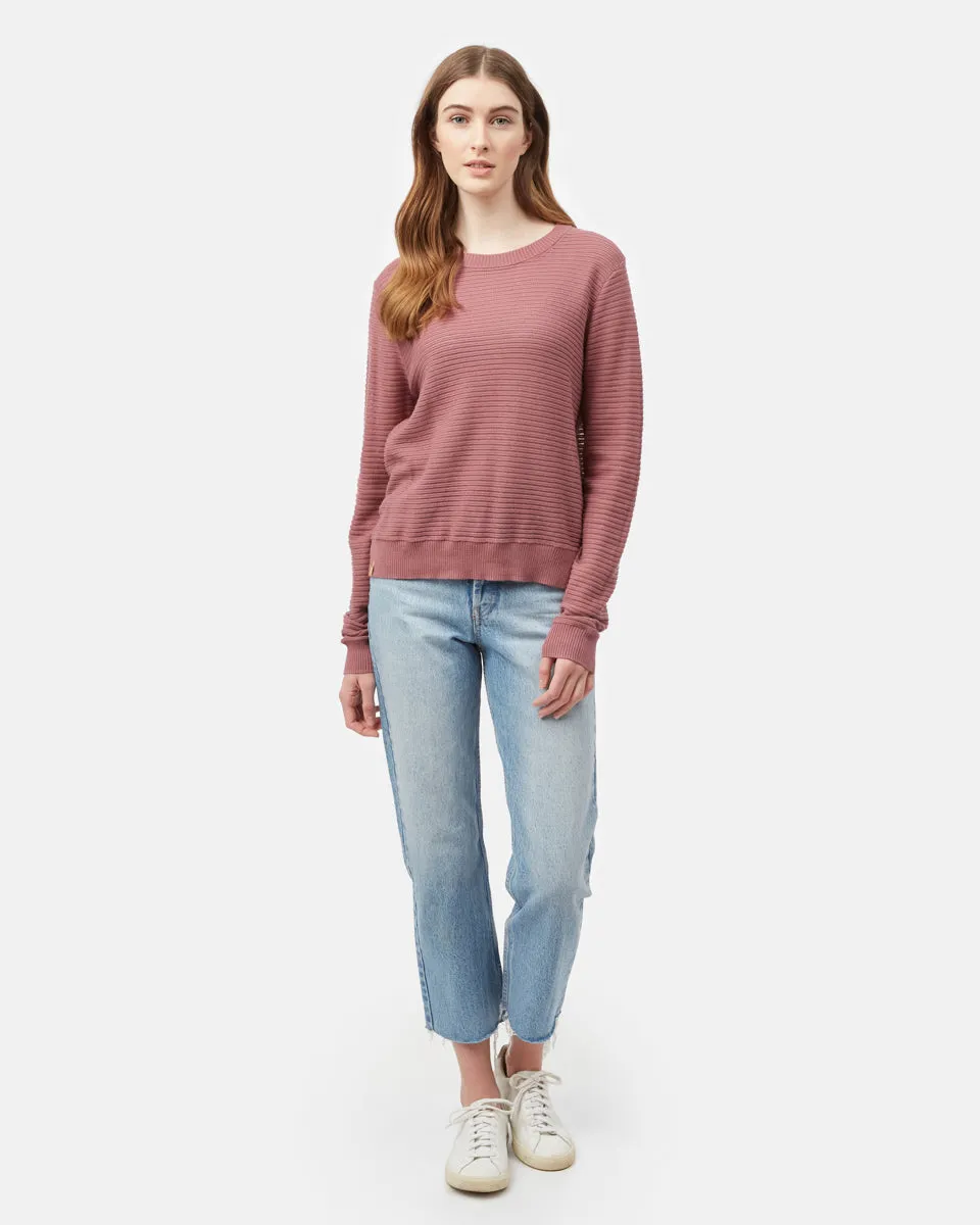 Highline Cotton Rib Crew Sweater