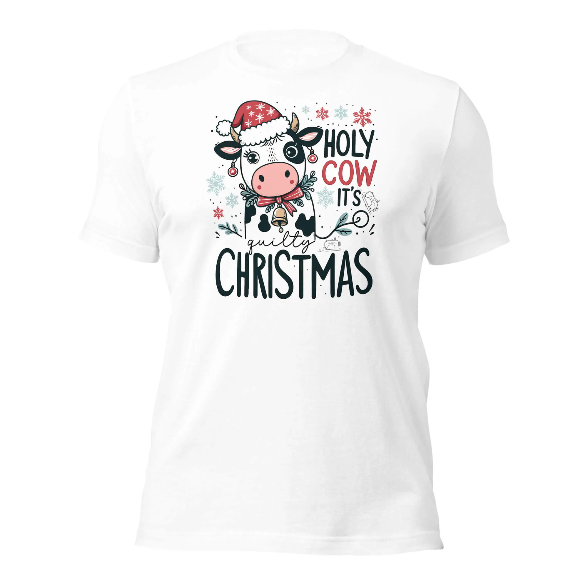 Holy Cow It's Quilty Christmas T-Shirt