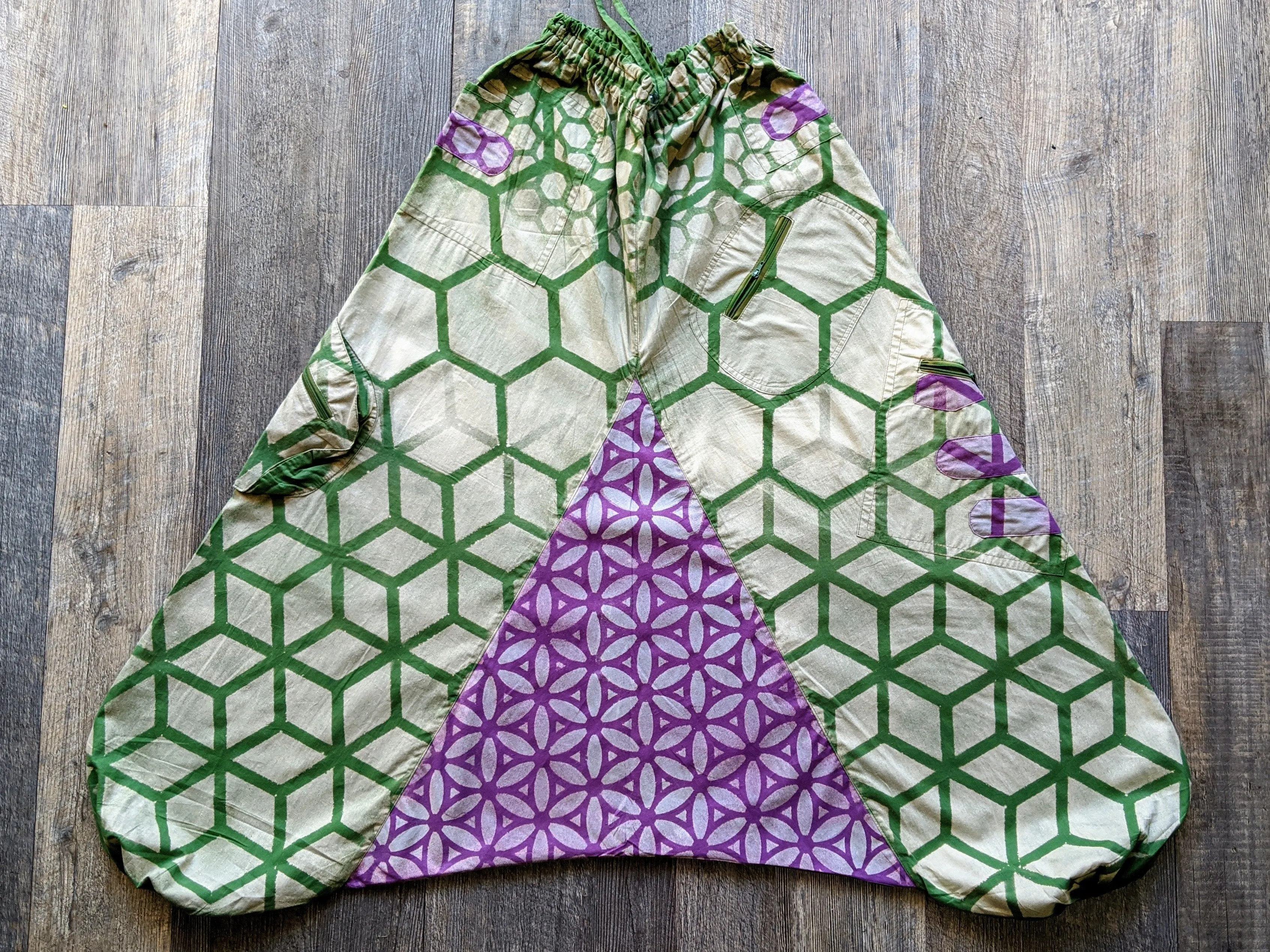 Honeyed Cubes Harem Pants