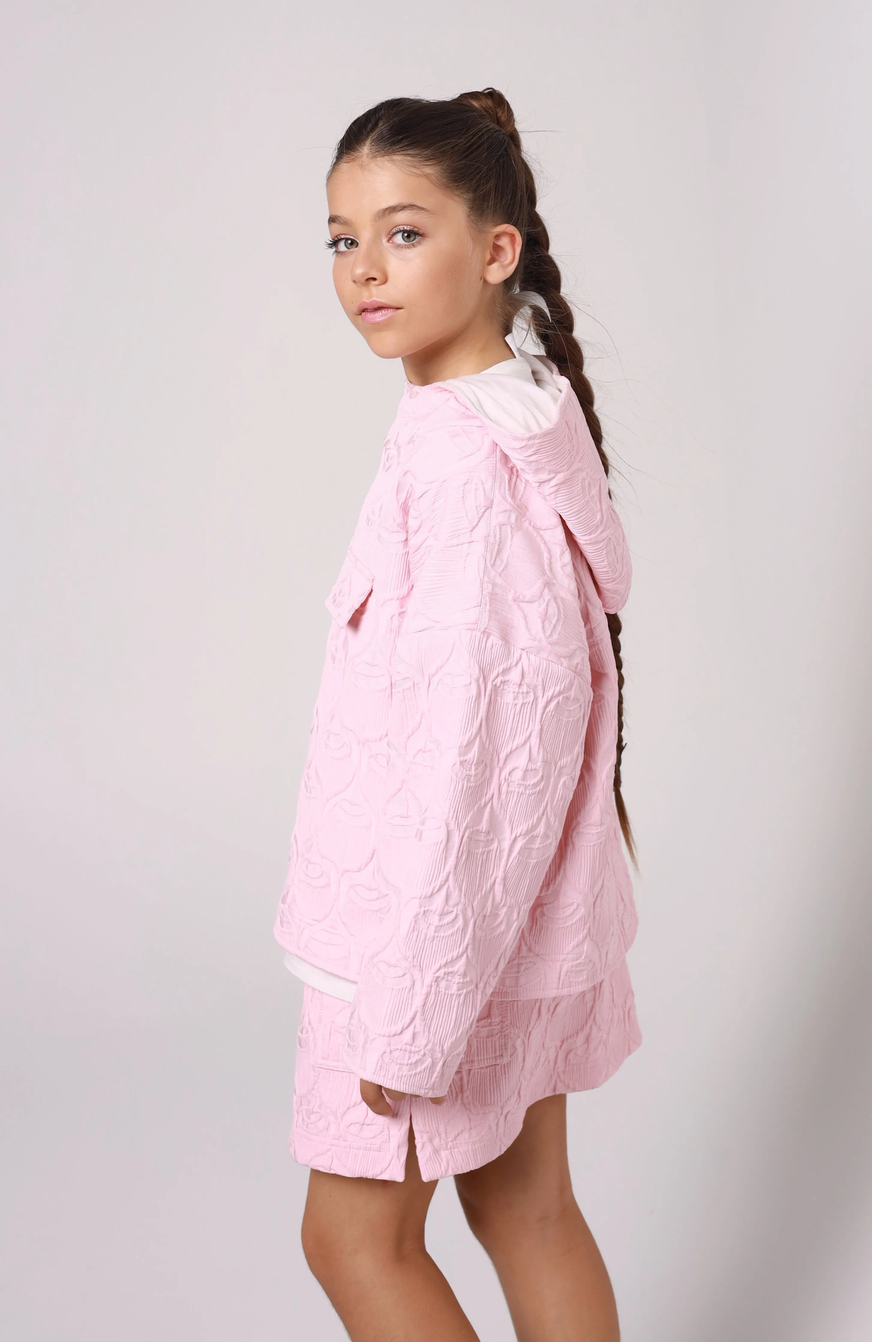 Hoodie with long sleeves