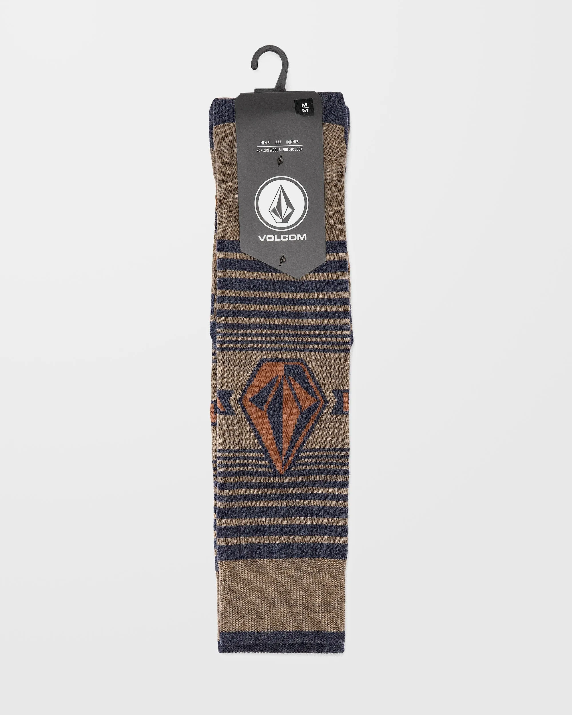 Horizon Wool Blend Otc Socks - Chestnut Brown