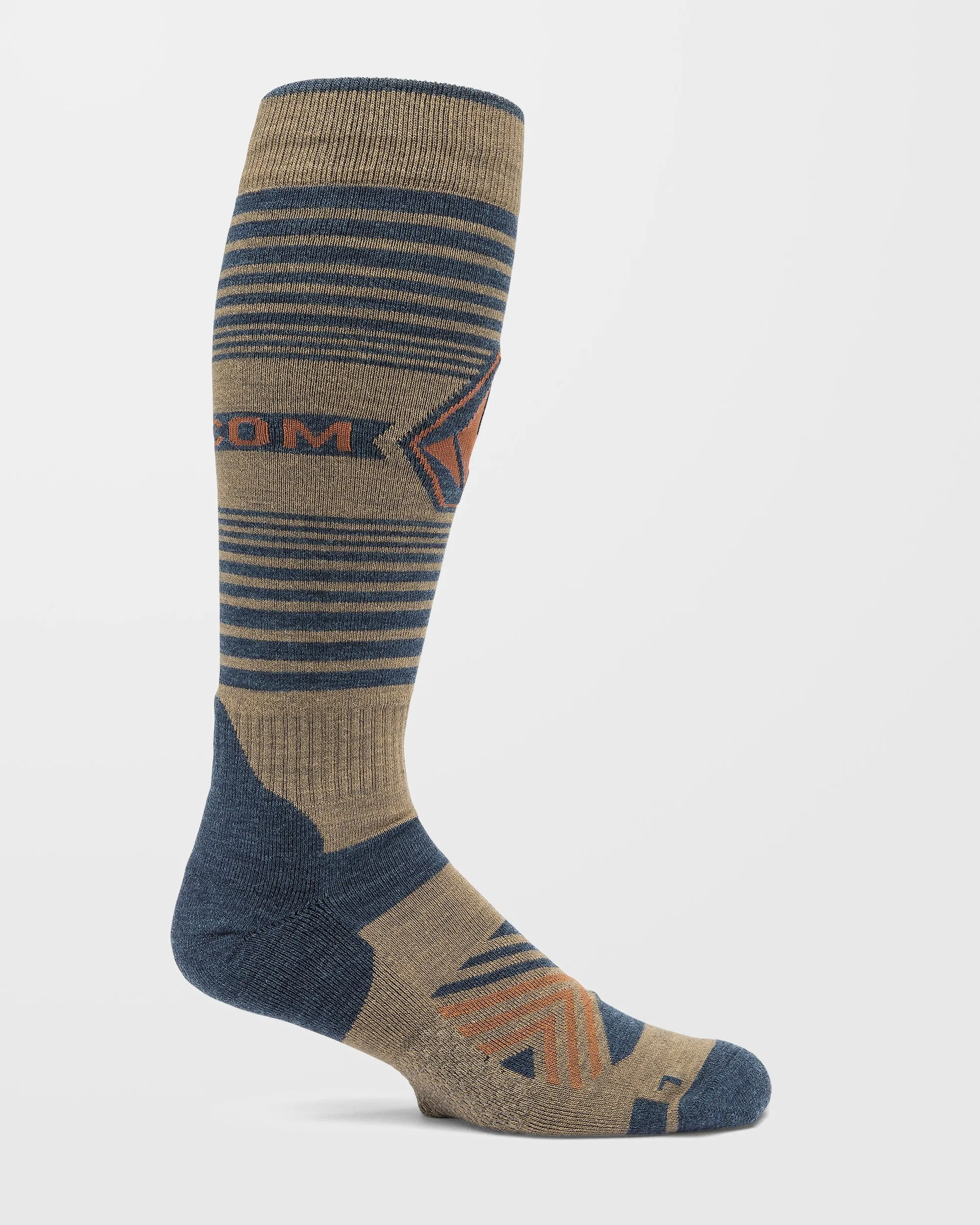 Horizon Wool Blend Otc Socks - Chestnut Brown