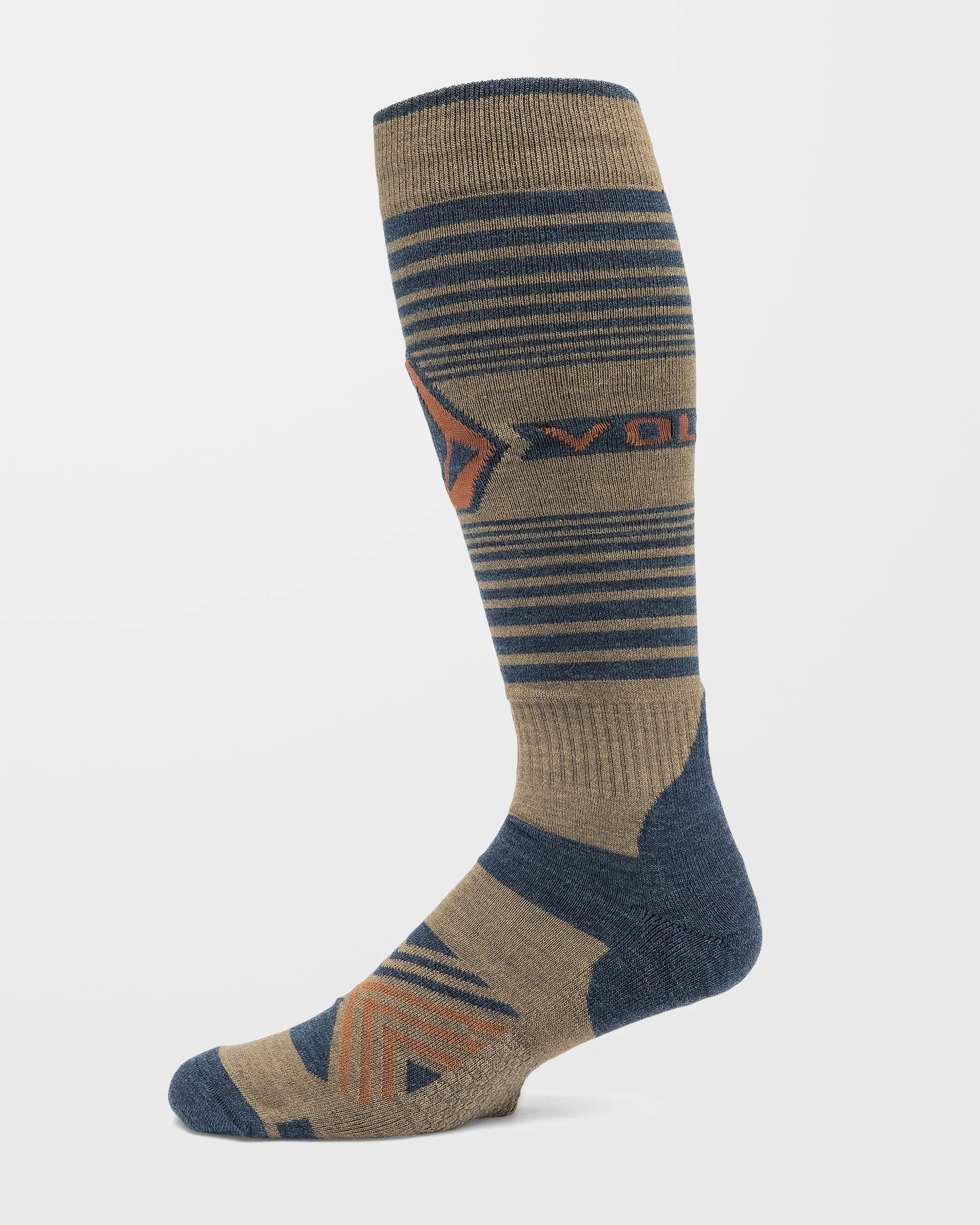 Horizon Wool Blend Otc Socks - Chestnut Brown