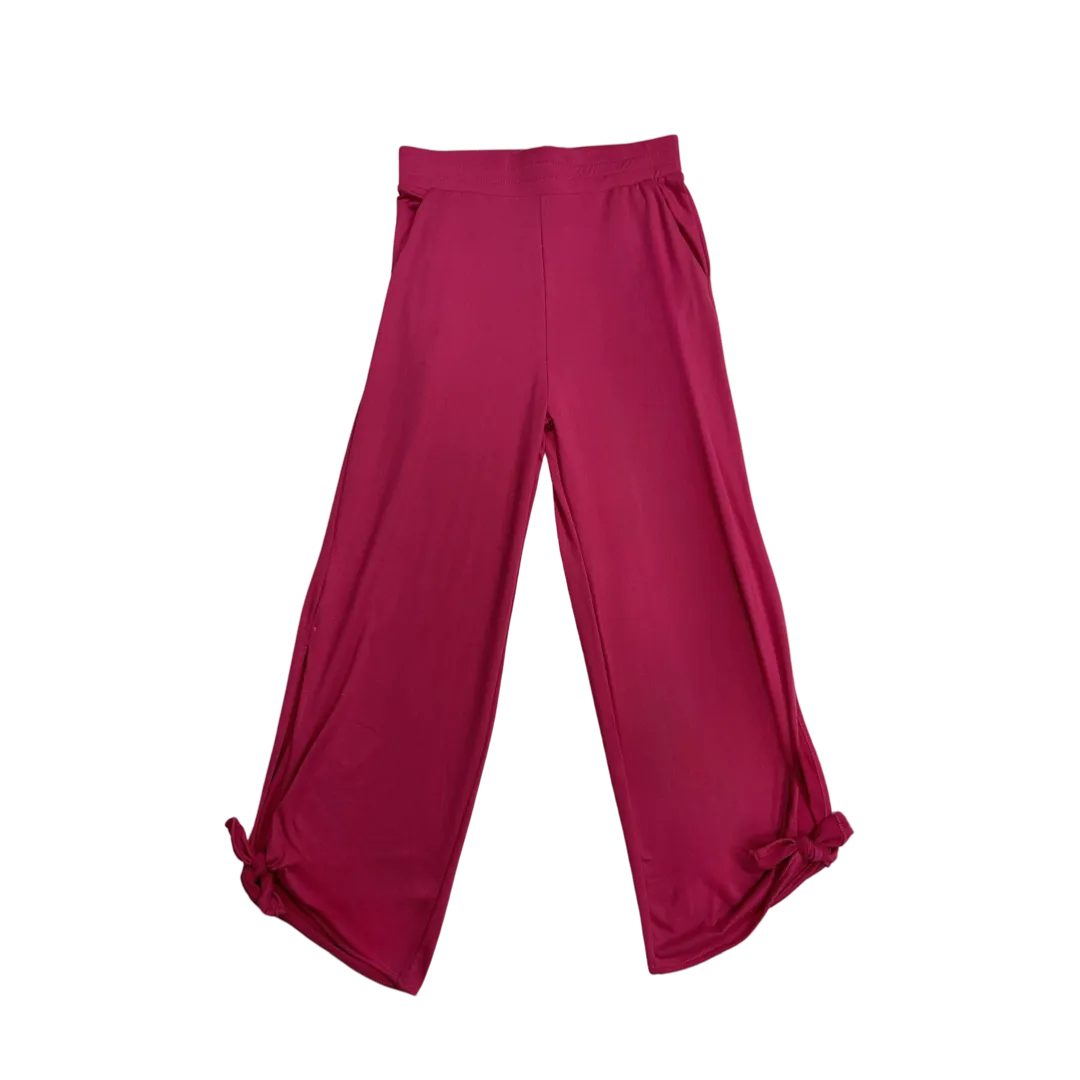 Hot Pink Solid Pant..