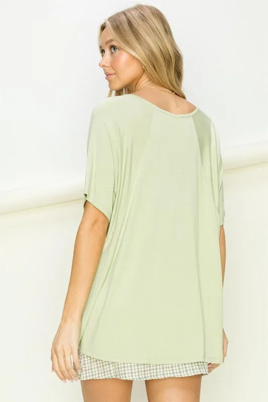 HYFVE At Rest Oversized Short Sleeve Top