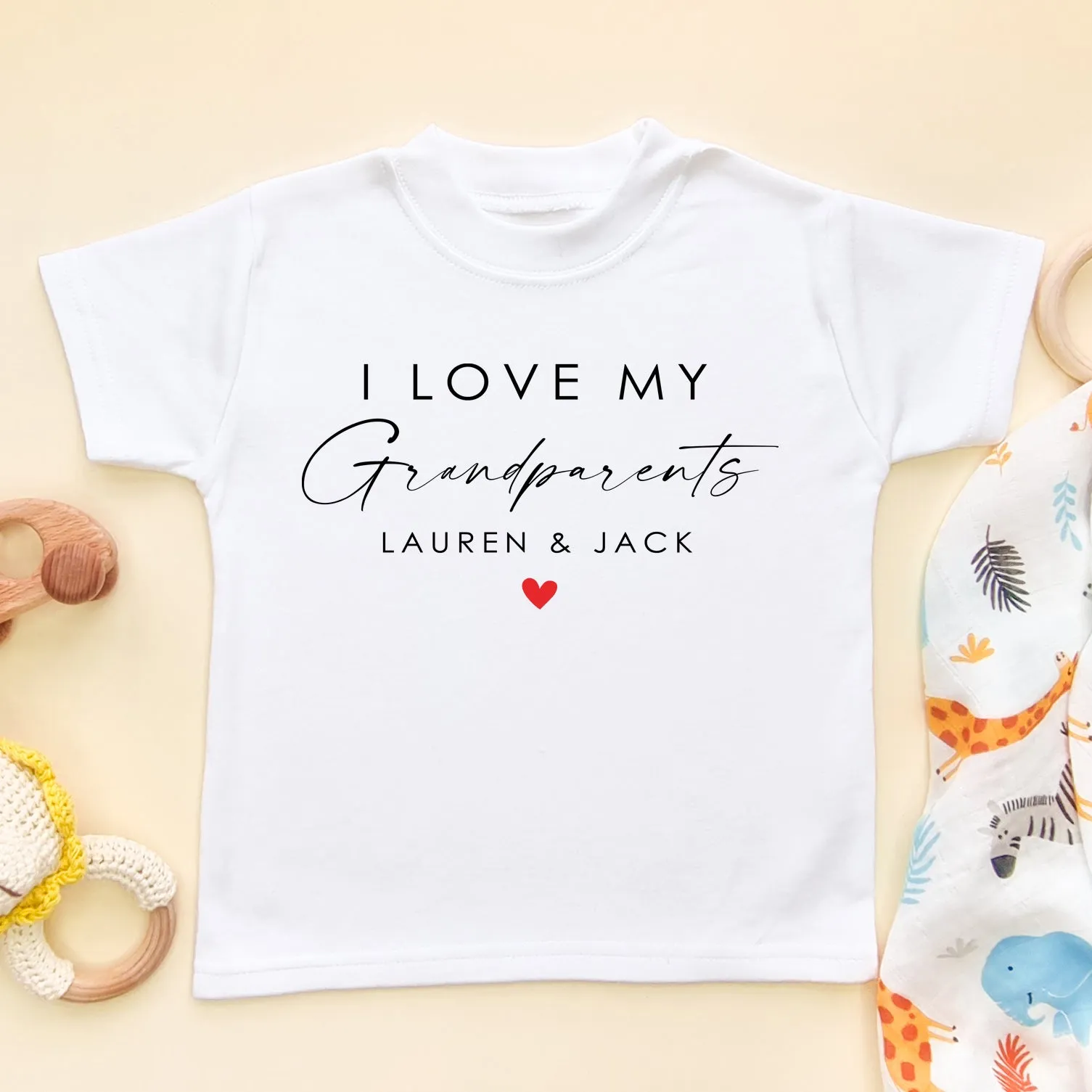 I Love My Grandparents Toddler & Kids T Shirt