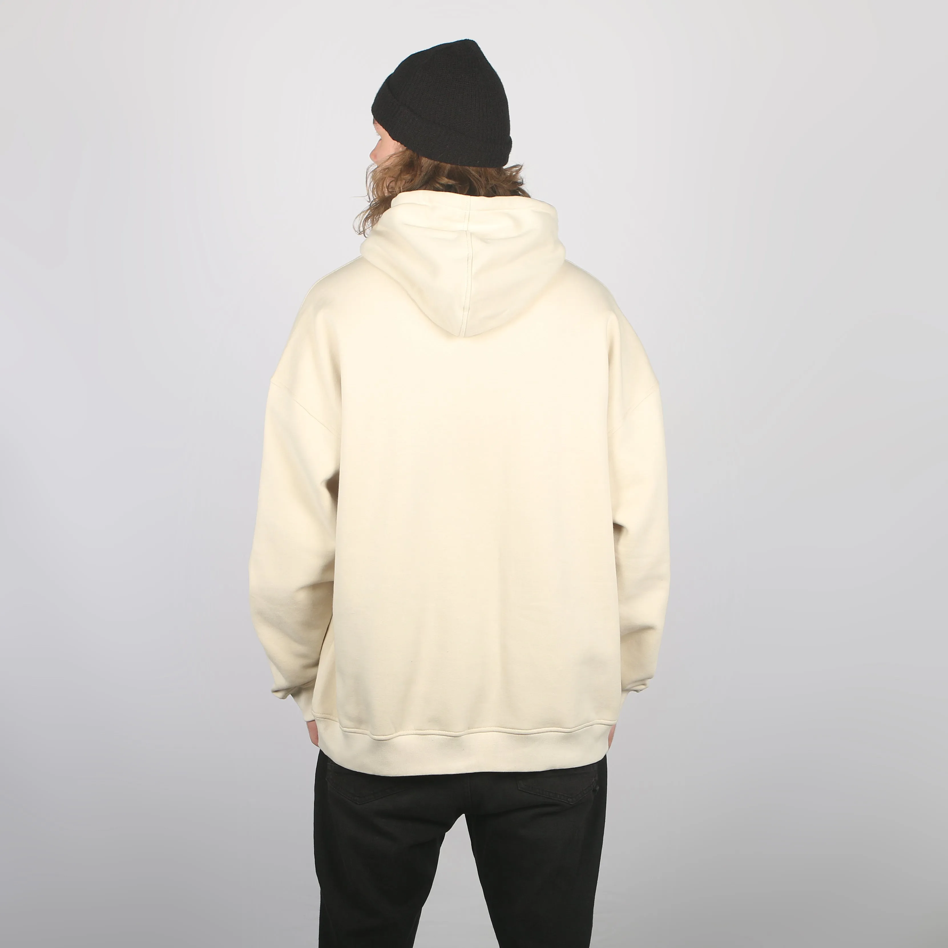 I Ride Sideways DWR Oversized Fit Hoodie I Like Tan
