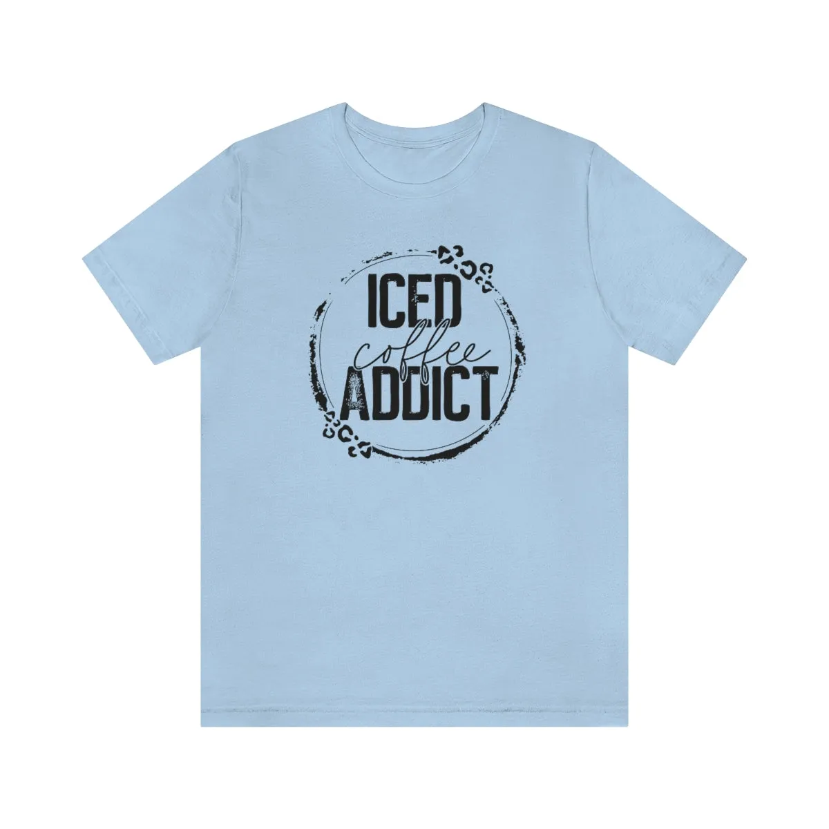 Iced Coffee Addict © Unisex Top (Black)